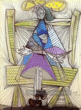 Pablo Picasso œuvres - Femme assise Dora Maar 1938 cubiste Pablo Picasso